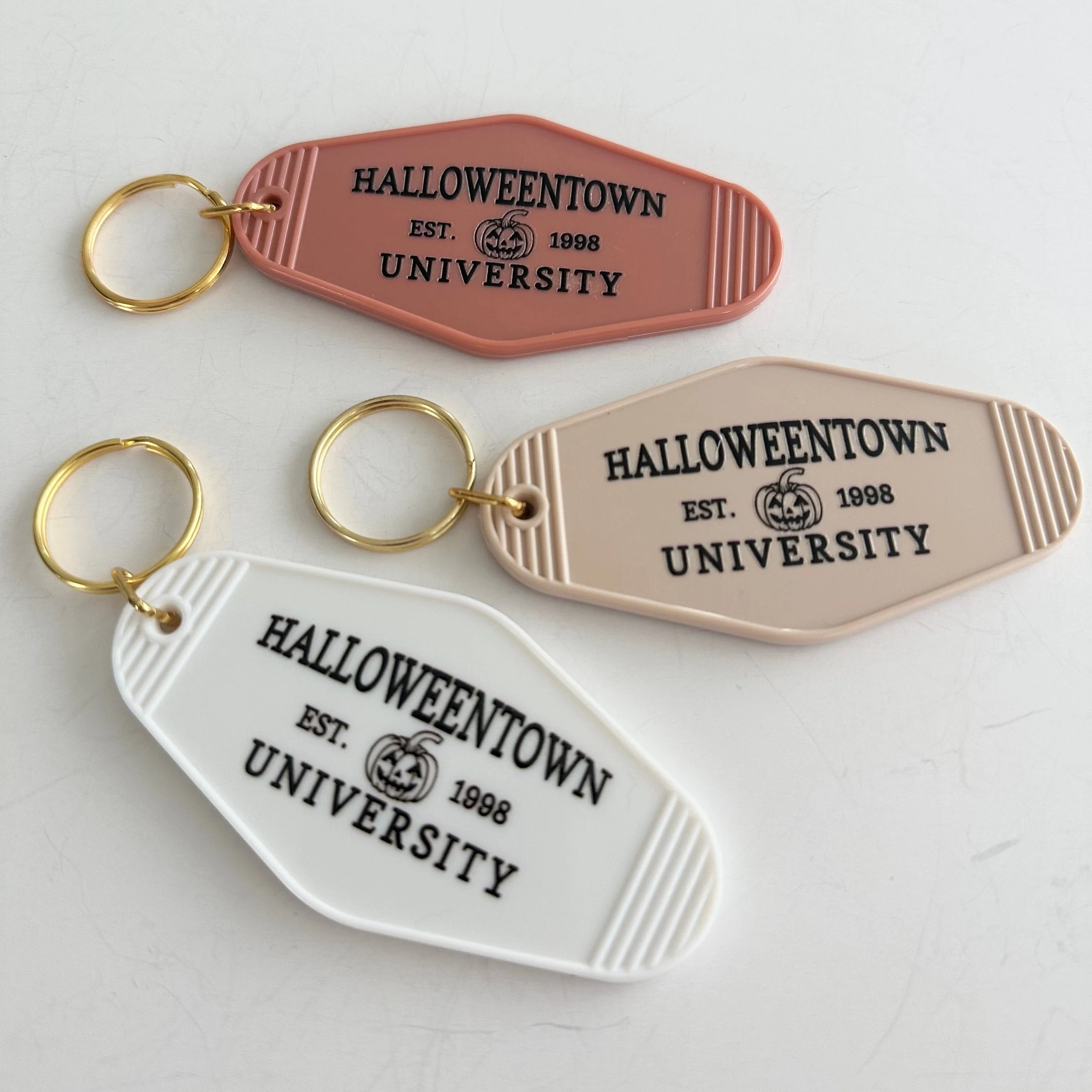 Halloween & Christmas Decor Custom Retro Hotel Key Tag